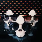 OCULUS-SKULL – Designerski Stojak na Okulary 3D